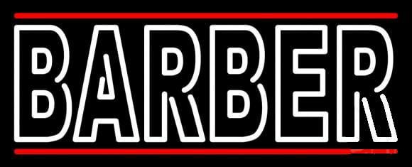 Barber Mens Salon Neon Sign
